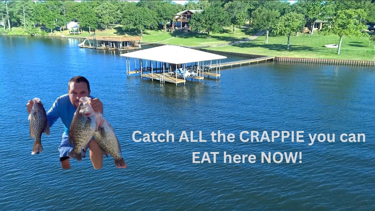 Docks are loaded up with crappie right now! This technique lets you catch them!