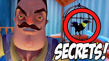 ALPHA 2 SECRETS AND EASTER EGGS! - Hello Neighbor ALPHA 2 Gameplay Ending!
