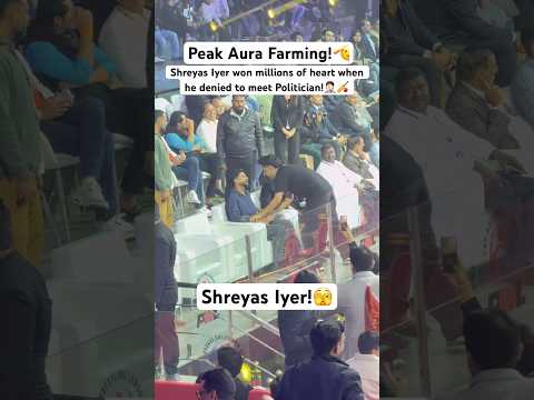 Shreyas Iyer Peak Aura Moment 💯 #shreyasiyer #pbks #ipl thumbnail