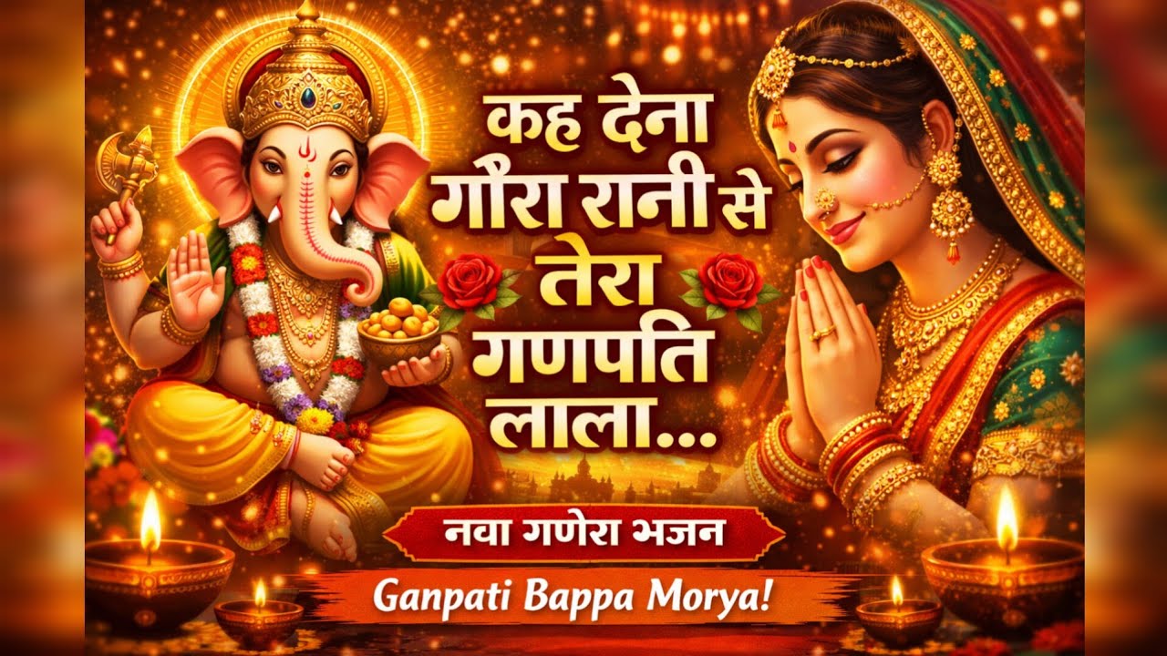 🙏🌹 कह देना गौरा रानी से, तेरा गणपति लाला... 🙏🌹 | NEW GANESH BHAJAN | GANPATI BHAJAN #ganesh #bhajan 