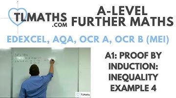 A-Level Further Maths: A1-29 Proof by Induction: Inequality Example 4
