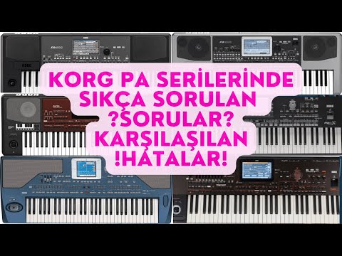 KORG PA SES DEĞİŞİNCE SPLİT AYARLARI DEĞİŞİYOR, ÇÖZÜMÜ