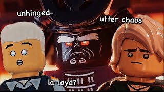 the lego ninjago movie being peak comedy for almost 5 minutes