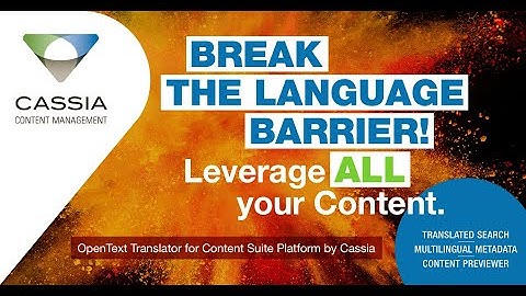 Break the Language Barrier!