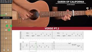 Queen Of California Guitar Cover John Mayer |Tabs + Chords|