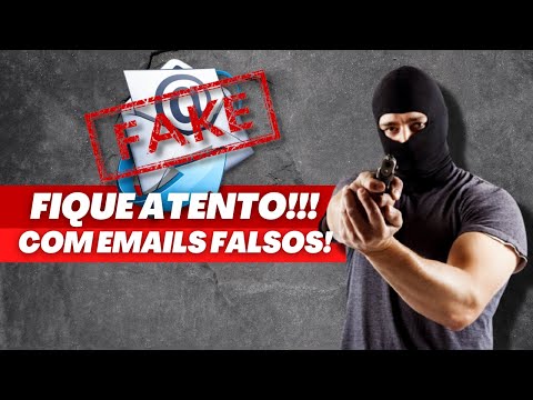 FIQUE ATENTO COM E-MAILS FASOS  -  ⚠✉ FAKE ✉⚠  -  E-mail Falso