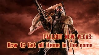 How to get All Weapons in Fallout New Vegas (Including Armor, Unlimited Caps)