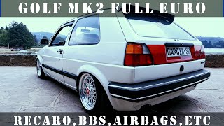 GOLF MK2 FULL EURO (RECARO,BBS,AIRBAGS,ETC) || Juguetotes #29