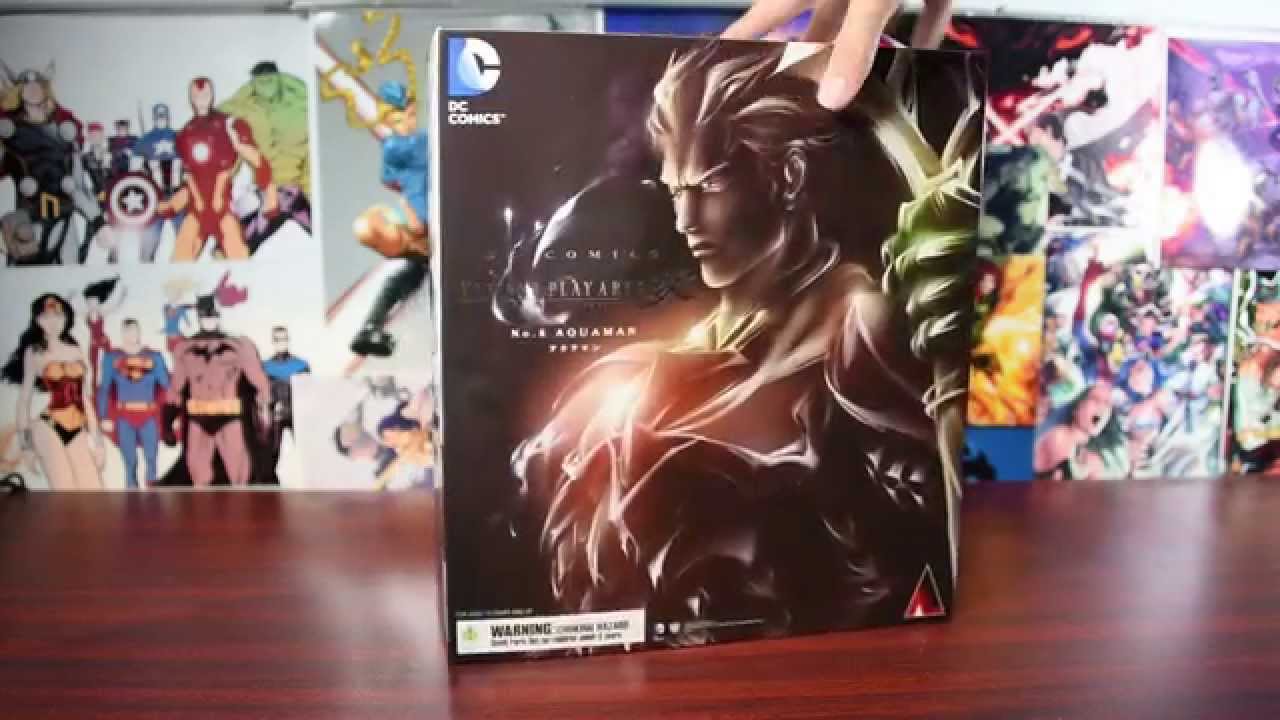 Play Arts Kai Variant Aquaman unboxing and review