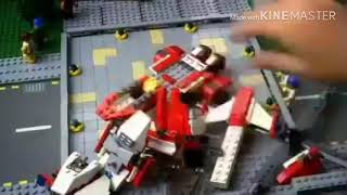 A man Nana in the river in lego city (YTP)