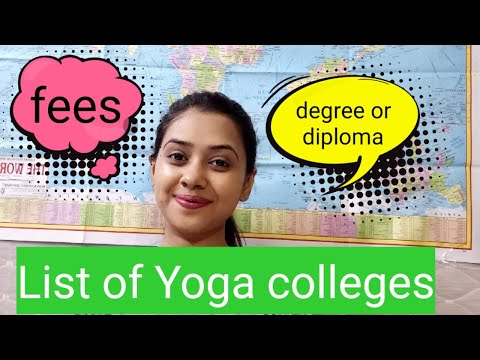 List of Yoga colleges ||Fees structure