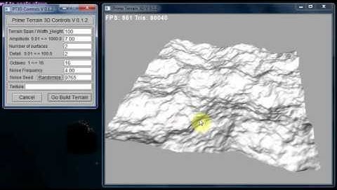 PT3D , procedural terrain generator tool