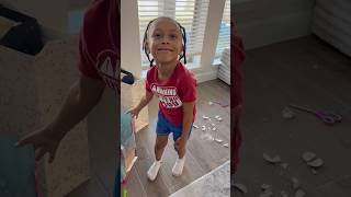 Boy Breaks Sisters New Toy And Tries To Hide It