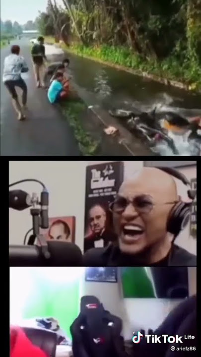 Lagi Viral,Lagi duduk diatas Motor tiba-tiba jatuh kesungai,story wa 30 detik terbaru||status wa