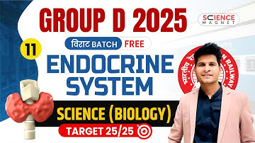 Class - 11 | Science Endocrine system  | Railway Group D 2025 विराट Batch | Neeraj Sir #विराट_Batch