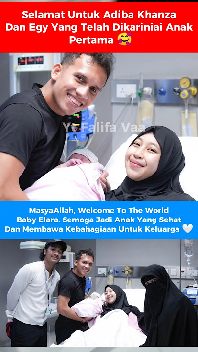 Download lagu Adiba Khanza & Egy Welcome Their First Child 🥰#adibakhanza #egymaulanavikri #shortvideo