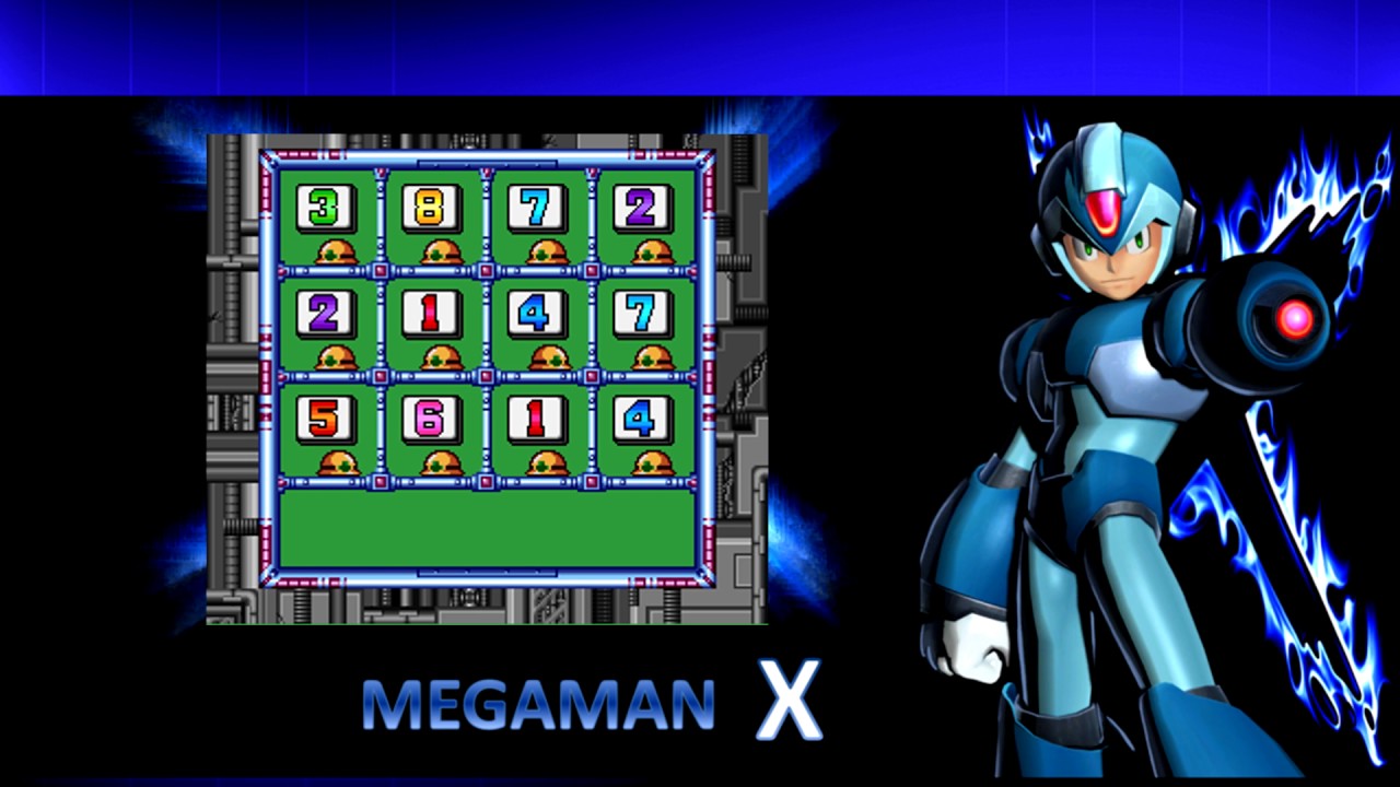 megaman x passwords