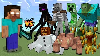 HEROBRINE vs Mutant Creatures - HEROBRINE vs Mutant Mobs