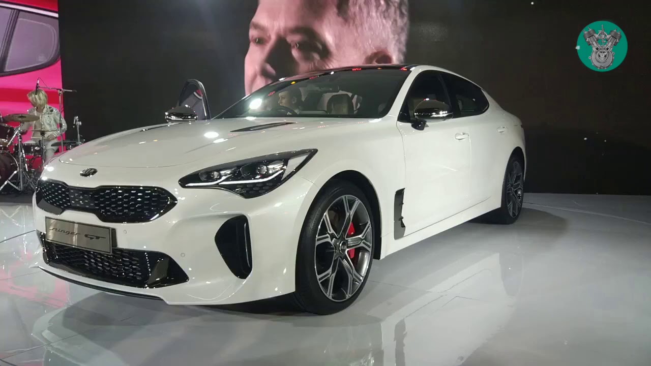 Kia Stinger Gt Red And White Color Exterior And Interior