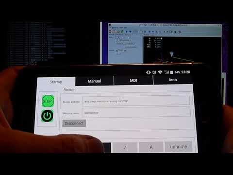LinuxCNC controlled by Android