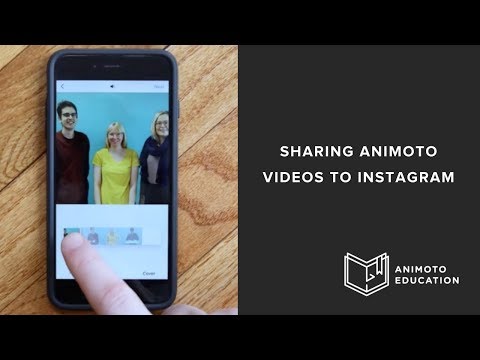 Animoto web customers can create square videos for Instagram and then share them on Instagram through Animoto’s mobile apps. Animoto web customers can create square videos for Instagram and then share them on Instagram through Animoto’s mobile apps.