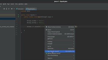 Uso del método equals en java