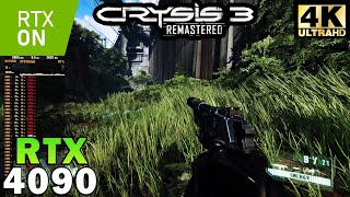 CRYSIS 3 Remastered 4K | RTX 4090 | Ryzen 9 7950X | Ray Tracing | Ultra Settings | DLSS ON & OFF