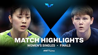 Miyu Nagasaki vs Nina Mittelham | WS | WTT Contender Lima 2022 | (Finals)