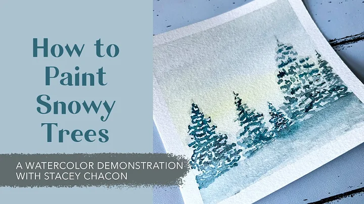 Watercolor Tutorial - Snowy Trees