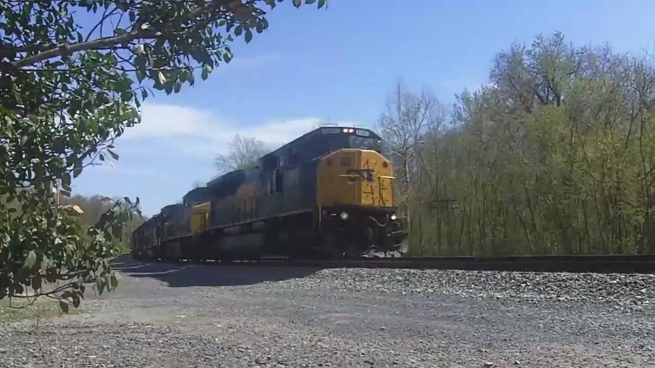 CSX PARADE OF POWER 4595 529 6318 6158 6151