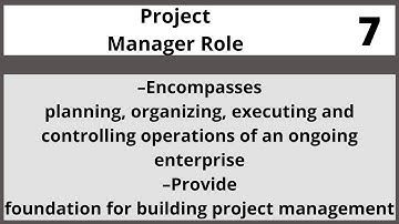 Project Organization and Integration|Advanced Project Management PRM700 LECTURE 07