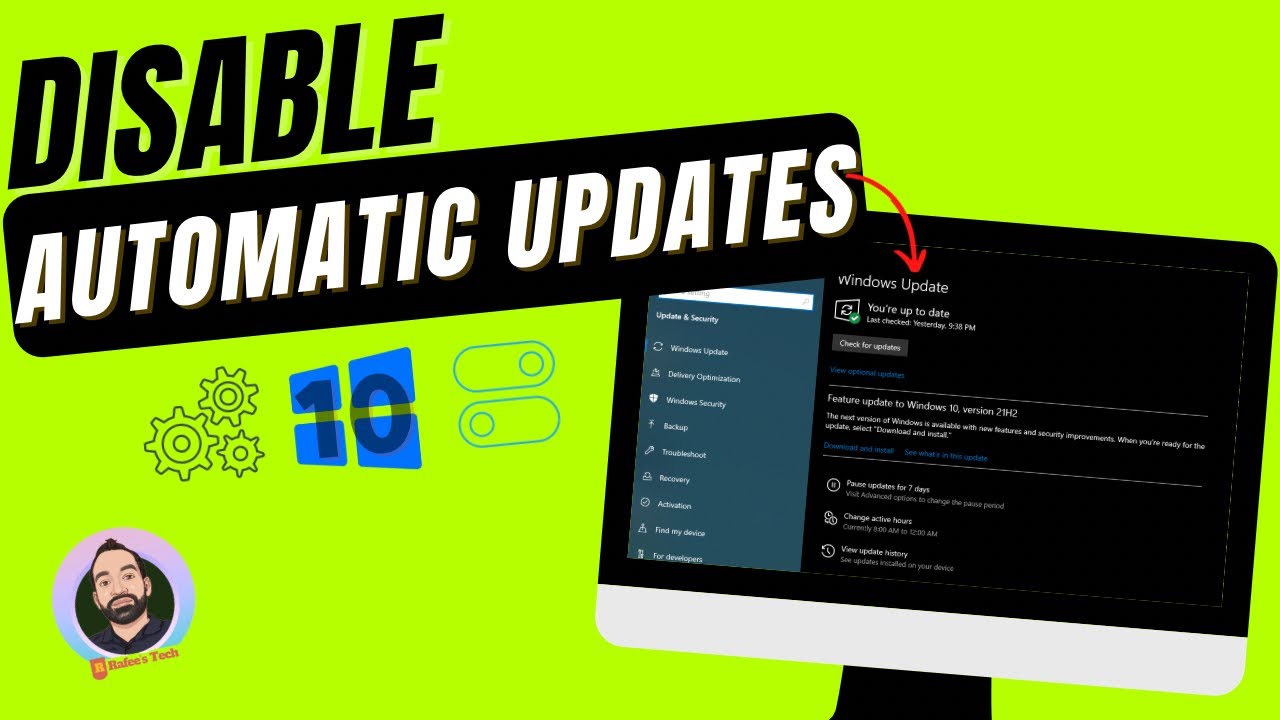 How To Disable Windows Automatic Updates on Windows 10 Permanently - YouTube