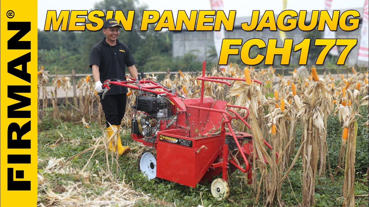 Download MESIN PANEN JAGUNG FIRMAN FCH177 | Panen 4x Lebih Cepat, Batang Jagung Langsung Hancur‼️