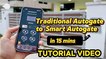 Eden Robot Tutorial | eGate Controller Pro 2-Upgrade Traditional to Smart Autogate in 15mins EngVer