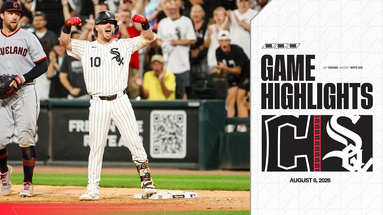 HIGHLIGHTS: White Sox Comeback Win Over The Guardians (8.8.26)
