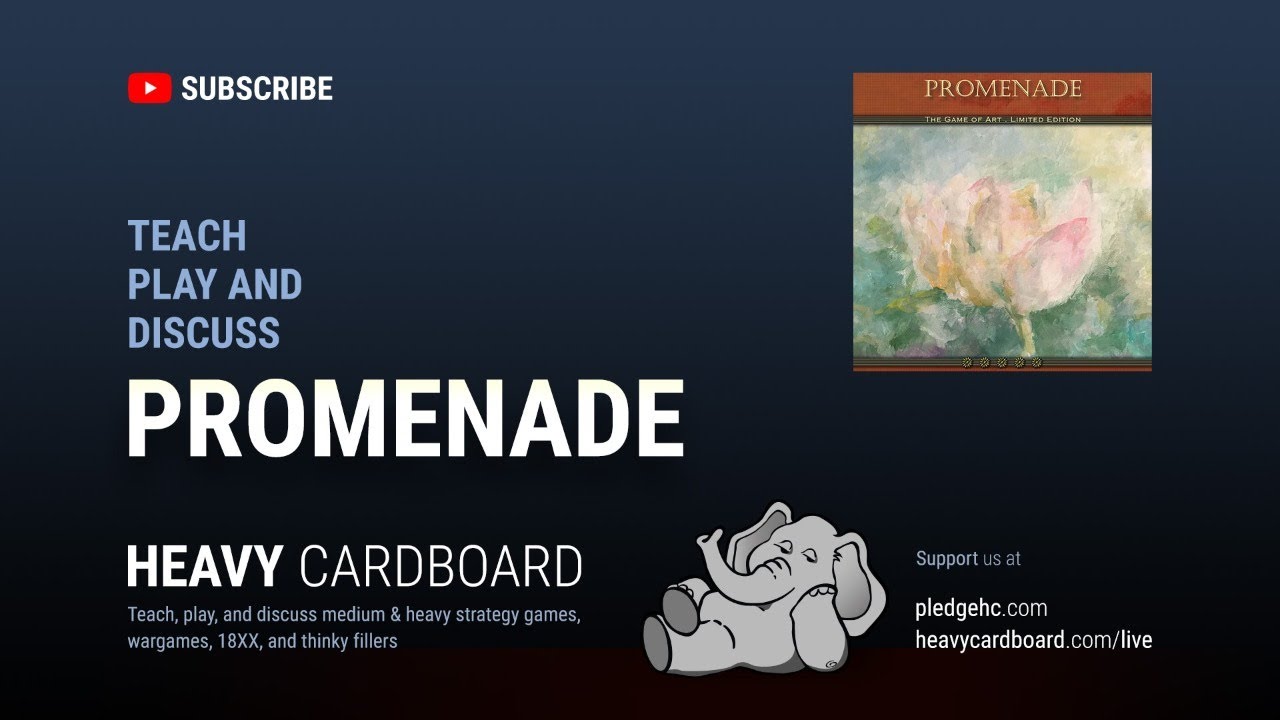 Promenade 4p Teaching, Play-through, & Round table by Heavy Cardboard