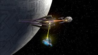 Enterprise NX-01 and Degra battle a reptilian ship