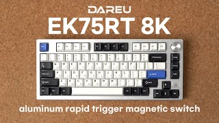 반응속도 8000hz 지원하는 풀알루 자석축 키보드 다얼유 EK75RT 8K 래피드트리거 발로란트 게이밍 키보드 리뷰