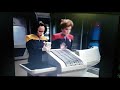 Captain Janeway and crew trying to figure out a 20th century truck