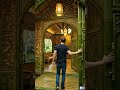 He Opened the Door to a Secret Bamboo Room! 😱🌿#shorts #treehouse #viral #tranding