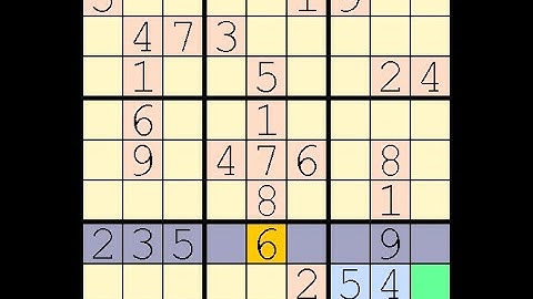 How to Solve Globe and Mail Sudoku  Five Star  25 June, 2023