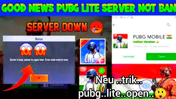 pubg....Lite....open...new...tricks...server...down...pubglite...2020😲😯