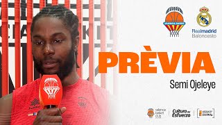 🎤 DECLARACIONES | Semi Ojeleye pre J33 Liga Endesa vs Real Madrid | Valencia Basket