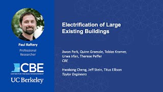Panel Presentation on the Electrification of Large Existing Buildings