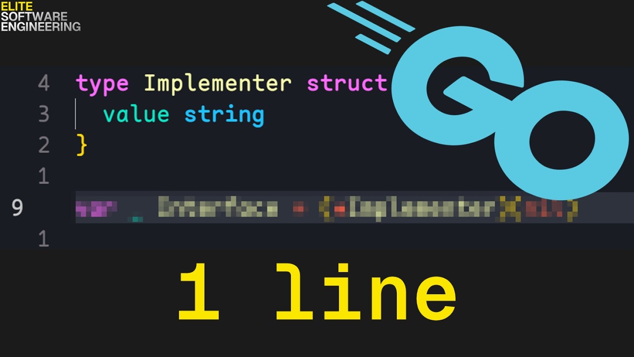 The BEST one-liner for Go Interfaces (struct implements) - YouTube