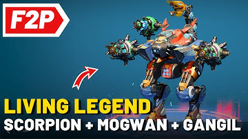 Scorpion Mogwan Gangil - War Robots:  Free to Play Gameplay (No Commentary) - WR F2P