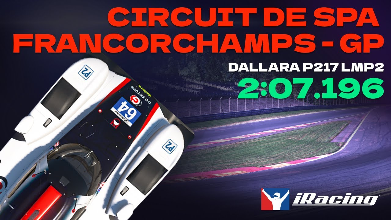 iRacing | Dallara P217 - Spa Francorchamps - IMSA - 2025 S2 Week 10 | Hotlap