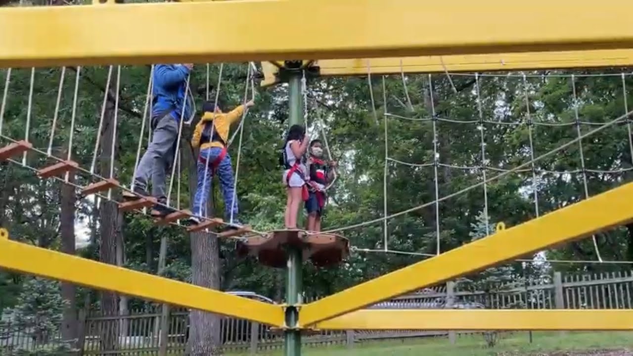 Rope Adventure Park Luray Caverns, Virginia YouTube