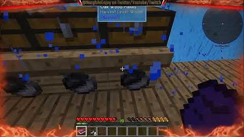 Minecraft: Sky Factory 4. How to make Petrified Saplings.