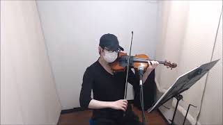 バイオリン協奏曲ト長調 ヴィヴァルディ ヴァイオリン420日目 2021/10/14 トータル練習時間: 1147時間